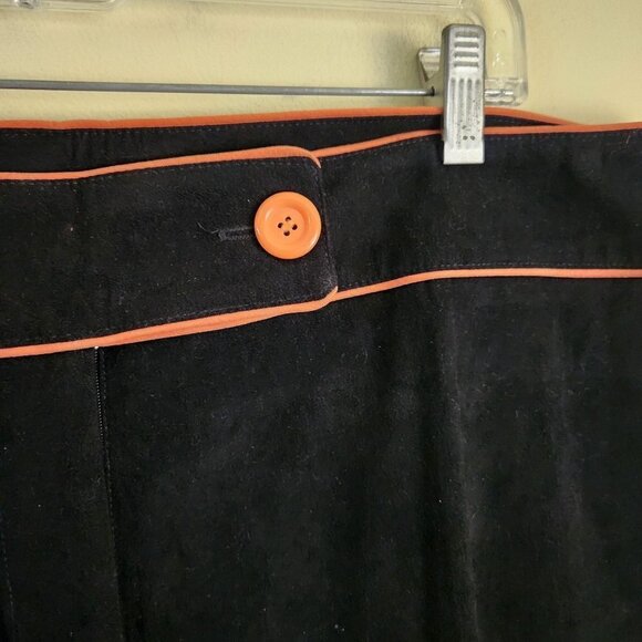 Courtenay Stretch Microfiber Black Wide Leg Pants Size 20W - Picture 3 of 4